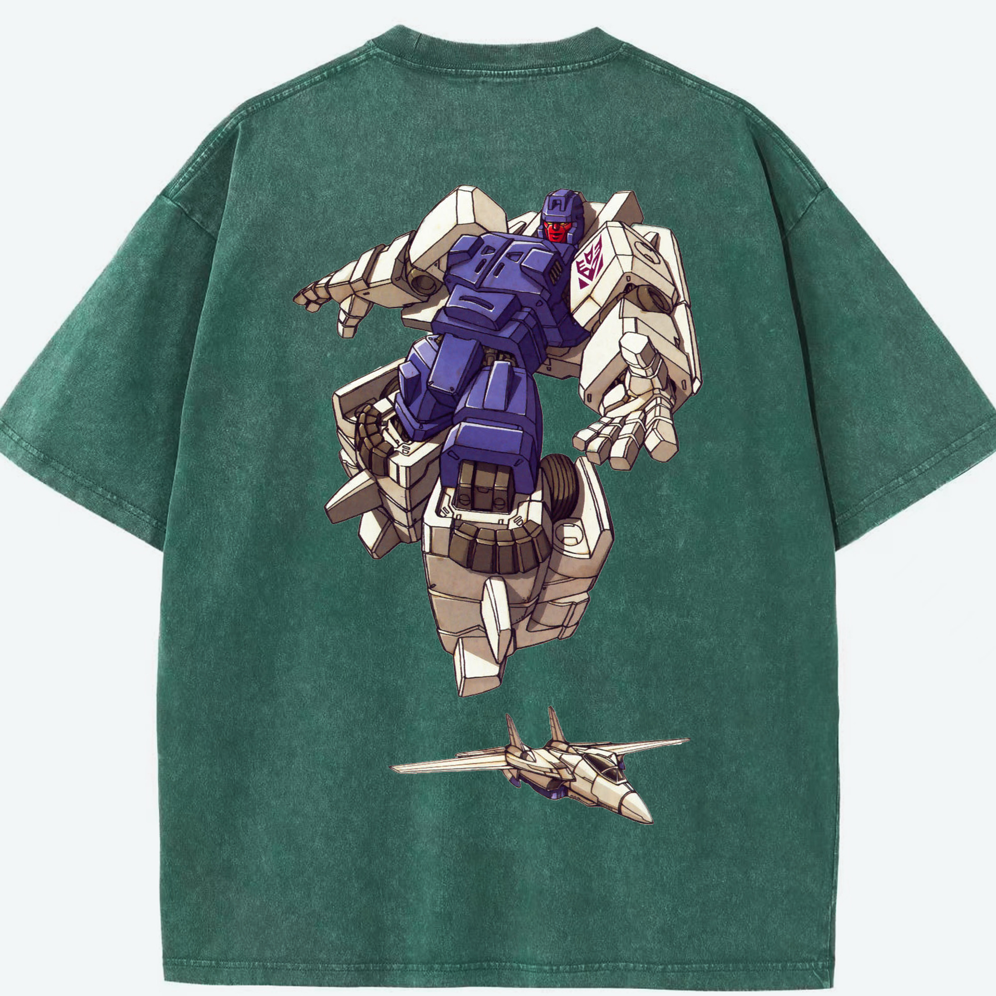 （画像用）  綿100% ヴィンテージ風 半袖Tシャツ（背面プリント）